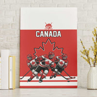 Canada Hockey Canvas Wall Art Maple Leaf Northern Pride