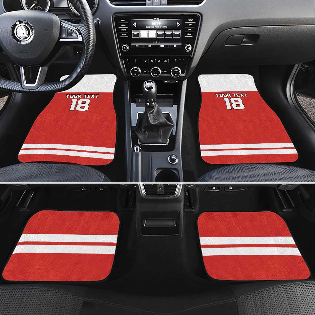 Canada Hockey Custom Car Mats Maple Leaf Northern Pride
