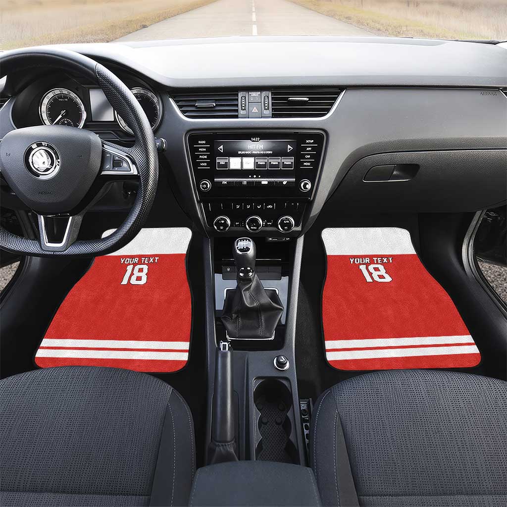 Canada Hockey Custom Car Mats Maple Leaf Northern Pride