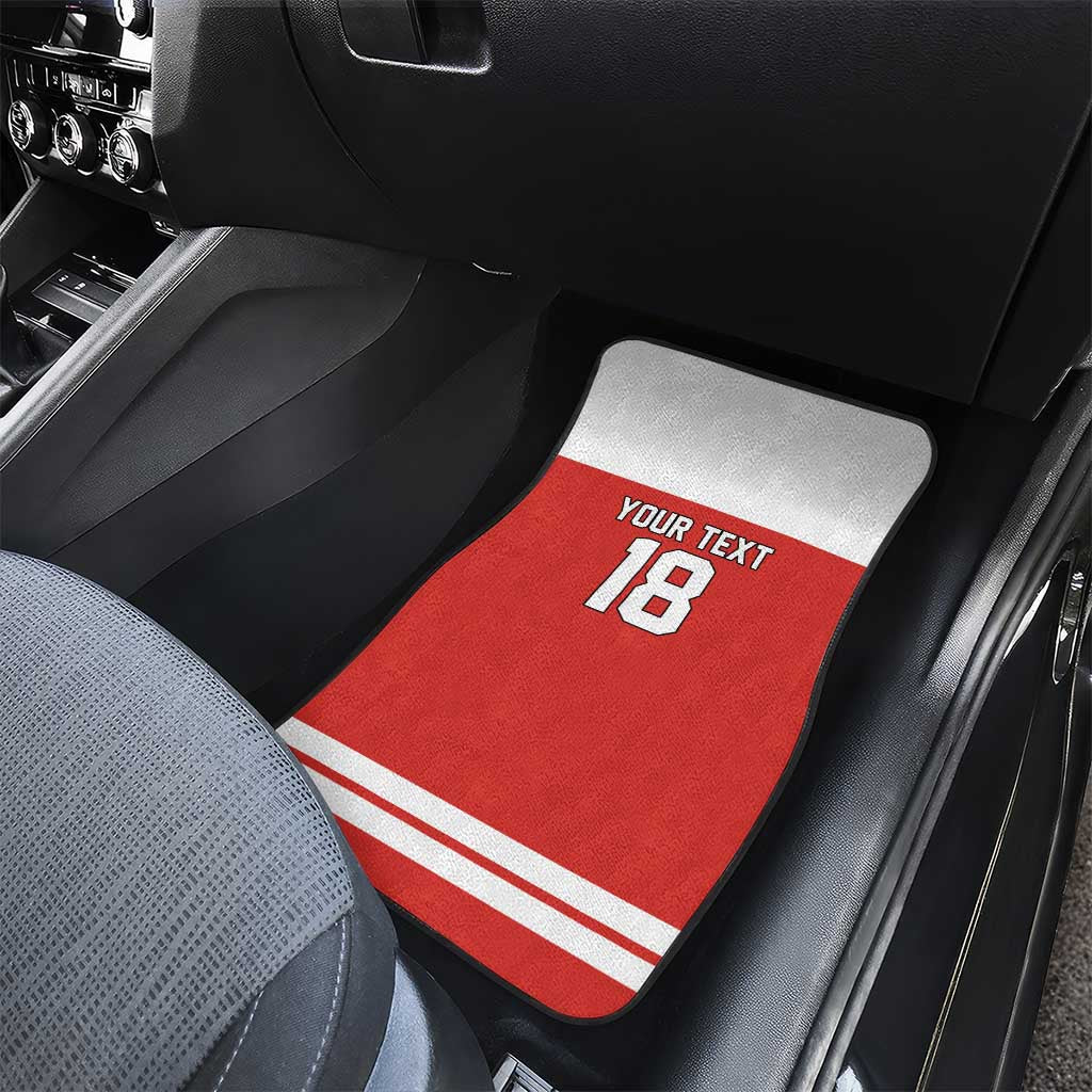 Canada Hockey Custom Car Mats Maple Leaf Northern Pride