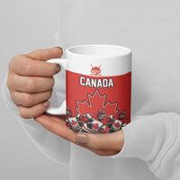 Canada Hockey Custom Ceramic Mug Maple Leaf Northern Pride