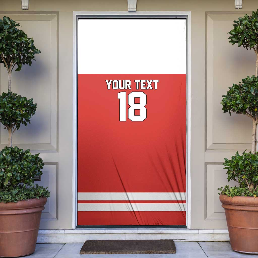 Canada Hockey Custom Door Cover Maple Leaf Northern Pride