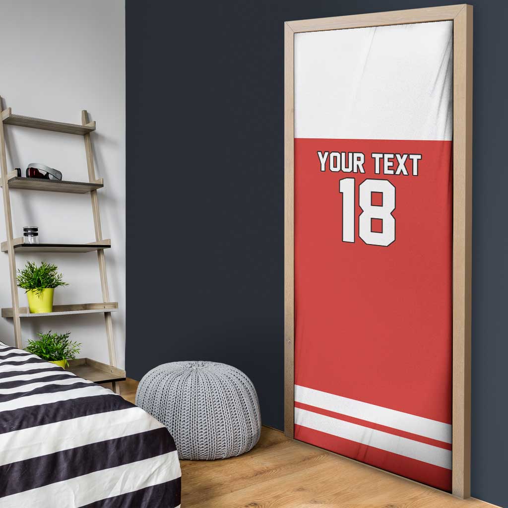 Canada Hockey Custom Door Cover Maple Leaf Northern Pride