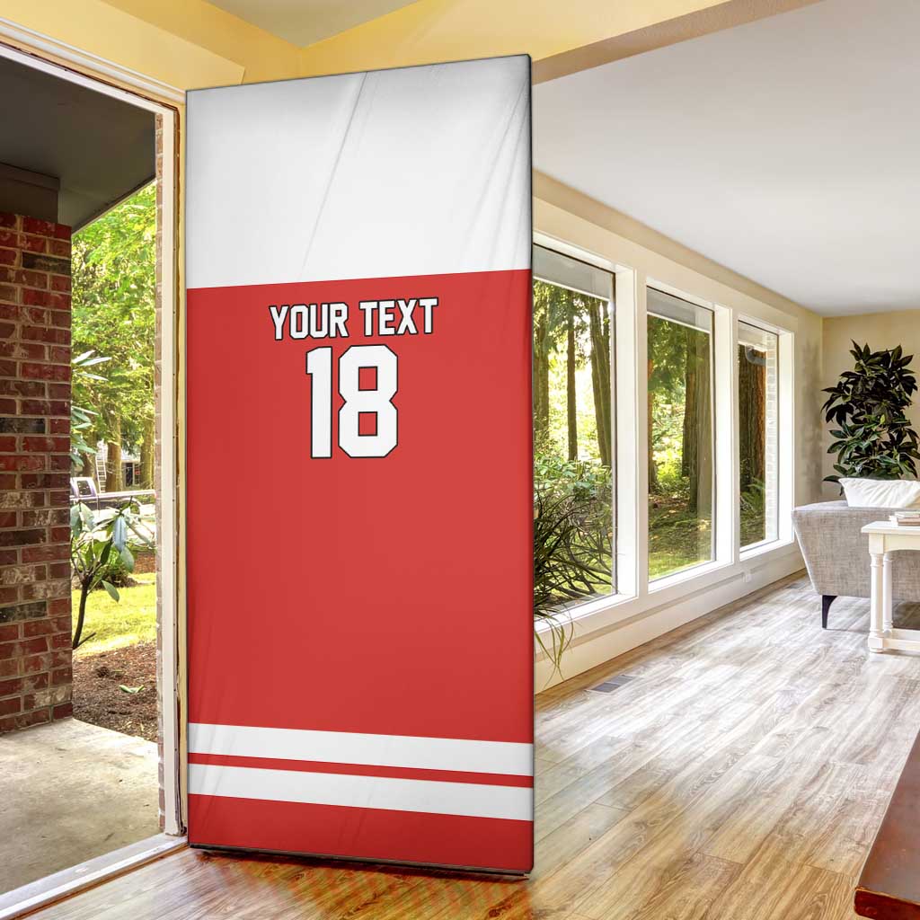 Canada Hockey Custom Door Cover Maple Leaf Northern Pride