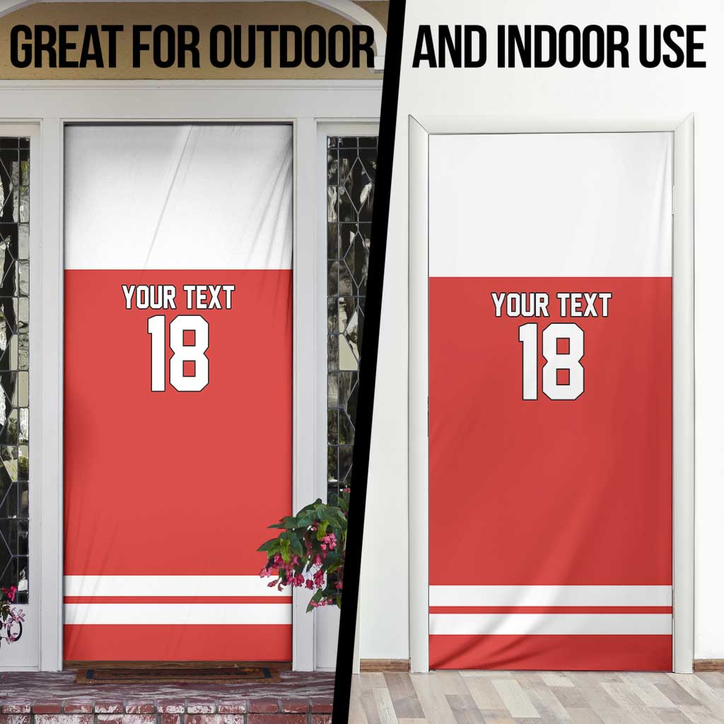 Canada Hockey Custom Door Cover Maple Leaf Northern Pride