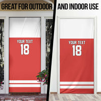 Canada Hockey Custom Door Cover Maple Leaf Northern Pride
