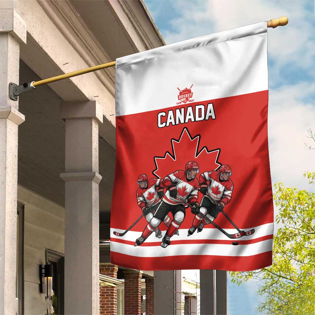 Canada Hockey Garden Flag Maple Leaf Northern Pride