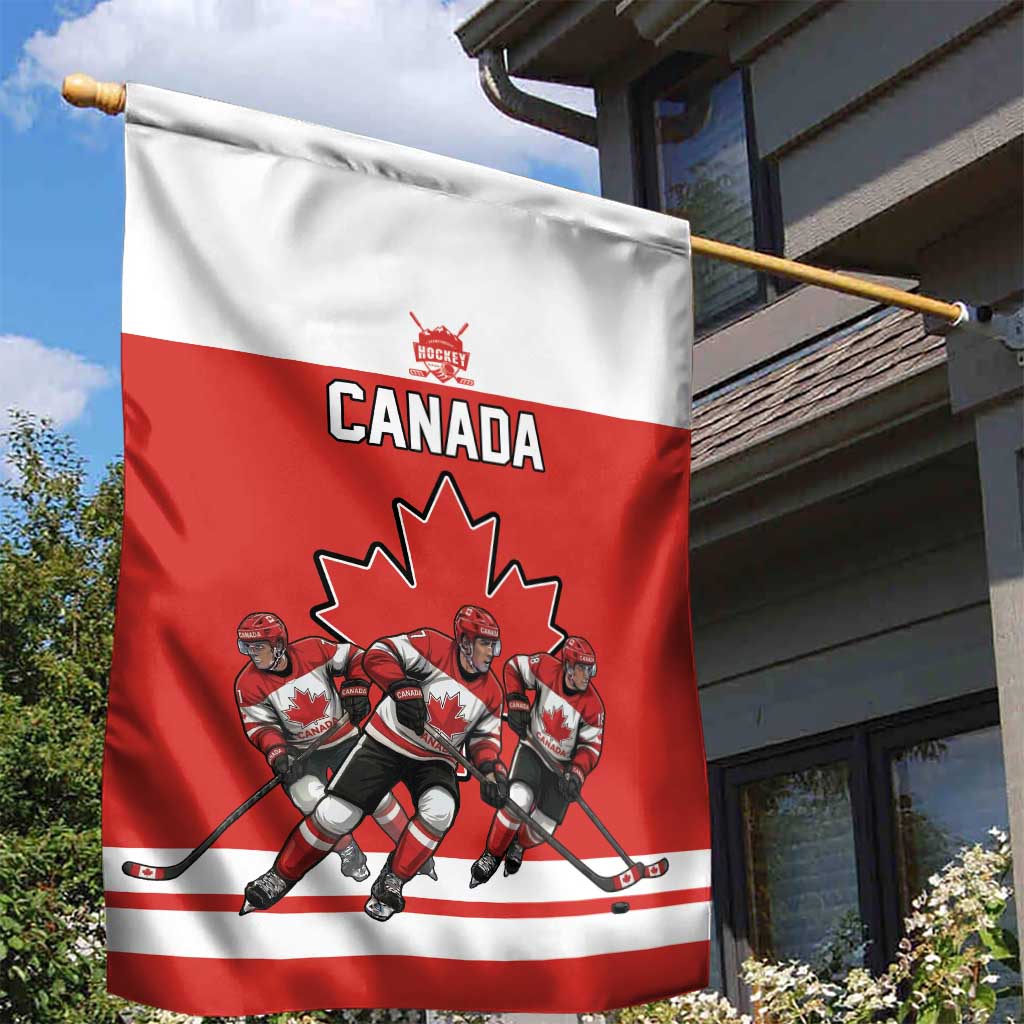 Canada Hockey Garden Flag Maple Leaf Northern Pride