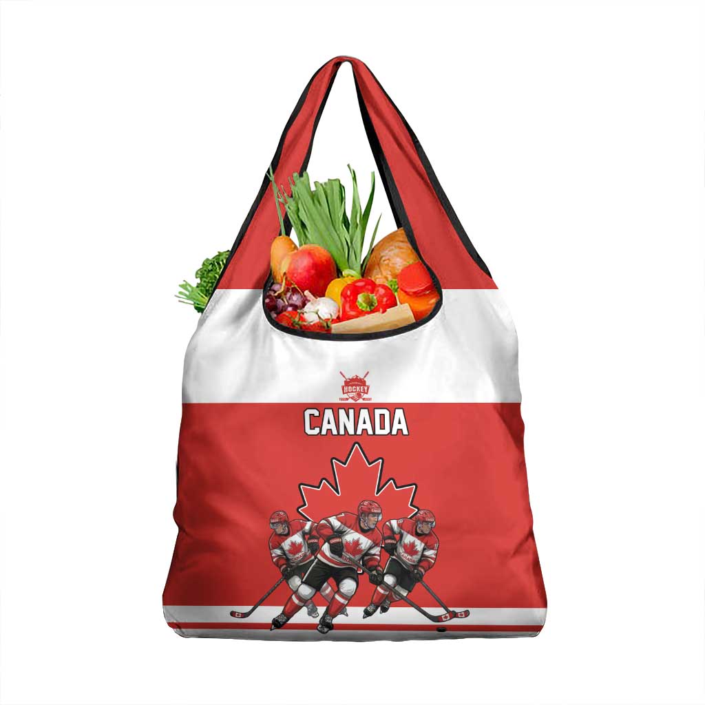 Canada Hockey Grocery Bag Maple Leaf Northern Pride