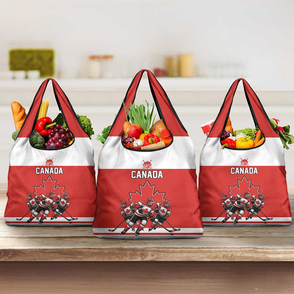 Canada Hockey Grocery Bag Maple Leaf Northern Pride
