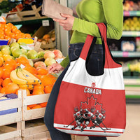 Canada Hockey Grocery Bag Maple Leaf Northern Pride