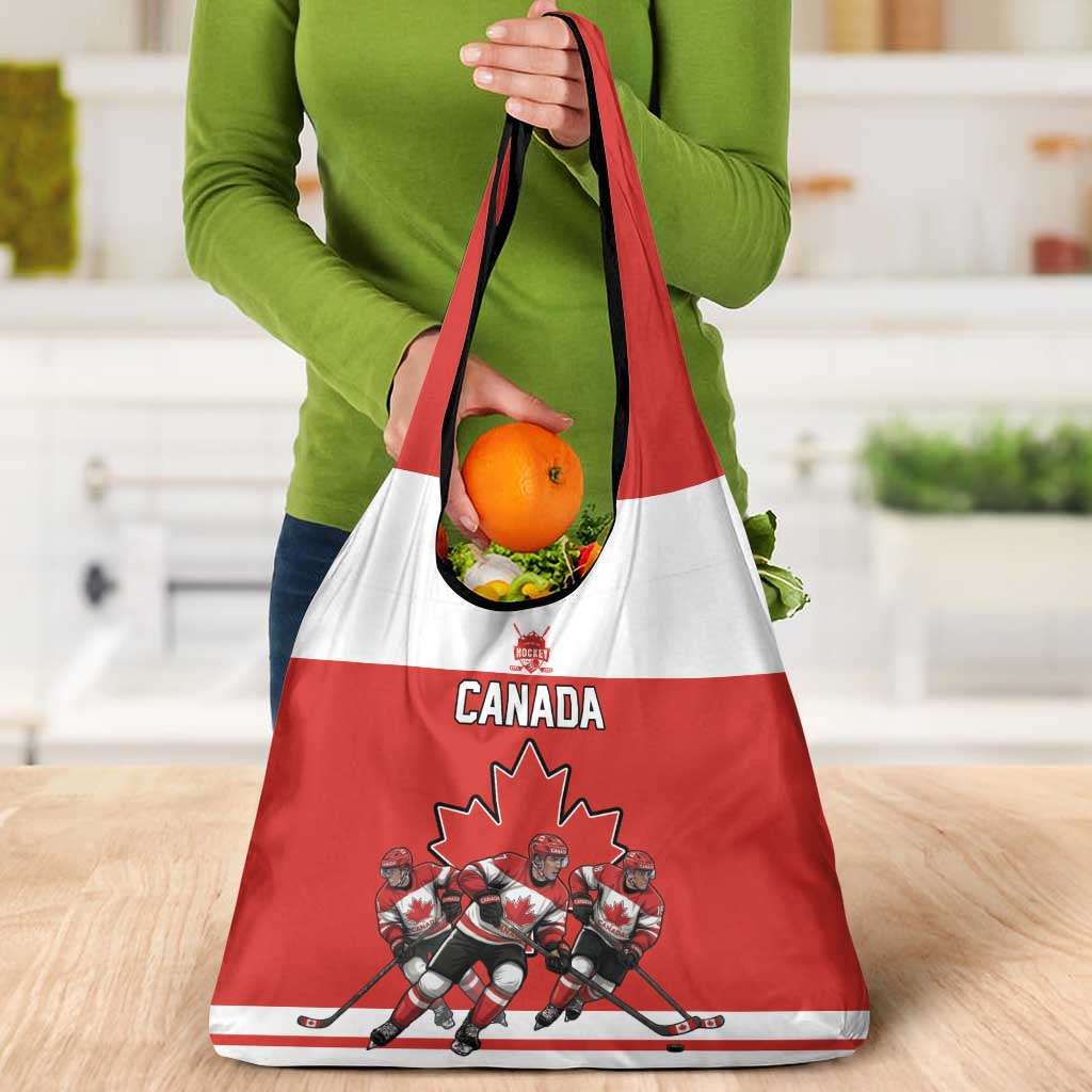 Canada Hockey Grocery Bag Maple Leaf Northern Pride