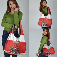 Canada Hockey Grocery Bag Maple Leaf Northern Pride