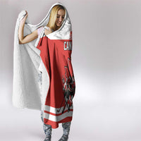 Canada Hockey Hooded Blanket Maple Leaf Northern Pride