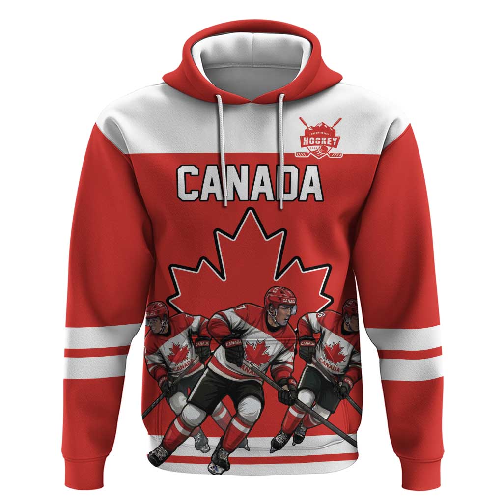 Canada Hockey Custom Hoodie Maple Leaf Northern Pride