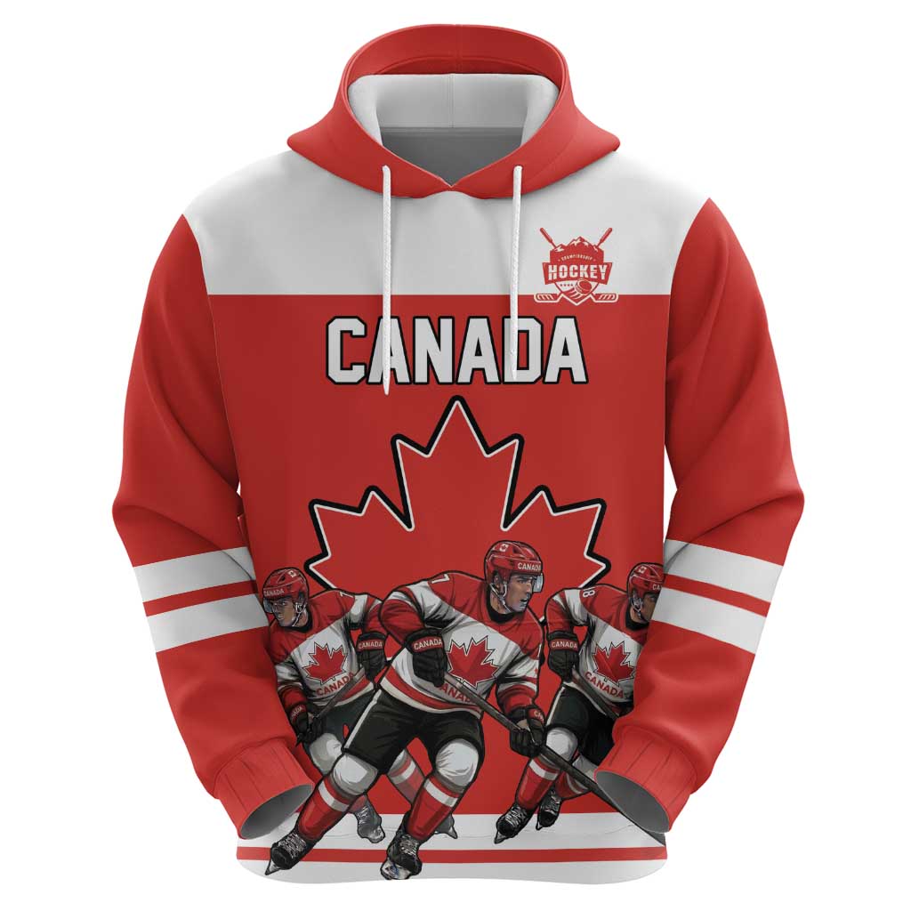 Canada Hockey Custom Hoodie Maple Leaf Northern Pride