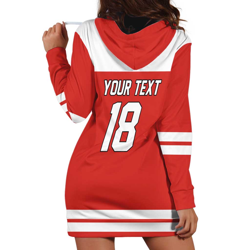 Canada Hockey Custom Hoodie Dress Maple Leaf Northern Pride