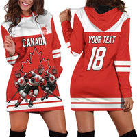 Canada Hockey Custom Hoodie Dress Maple Leaf Northern Pride