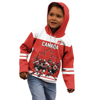 Canada Hockey Custom Kid Hoodie Maple Leaf Northern Pride