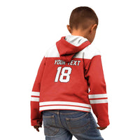 Canada Hockey Custom Kid Hoodie Maple Leaf Northern Pride