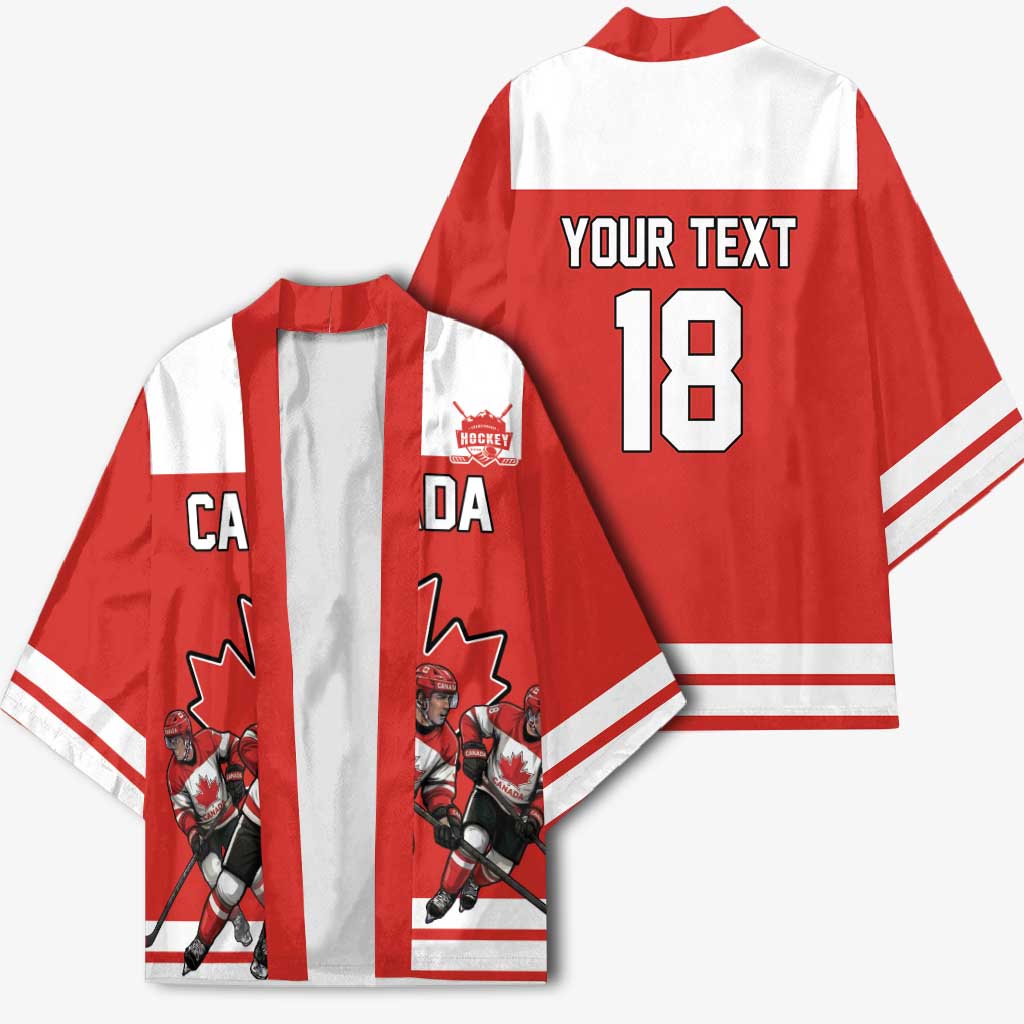 Canada Hockey Custom Kimono Maple Leaf Northern Pride