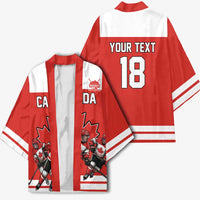 Canada Hockey Custom Kimono Maple Leaf Northern Pride
