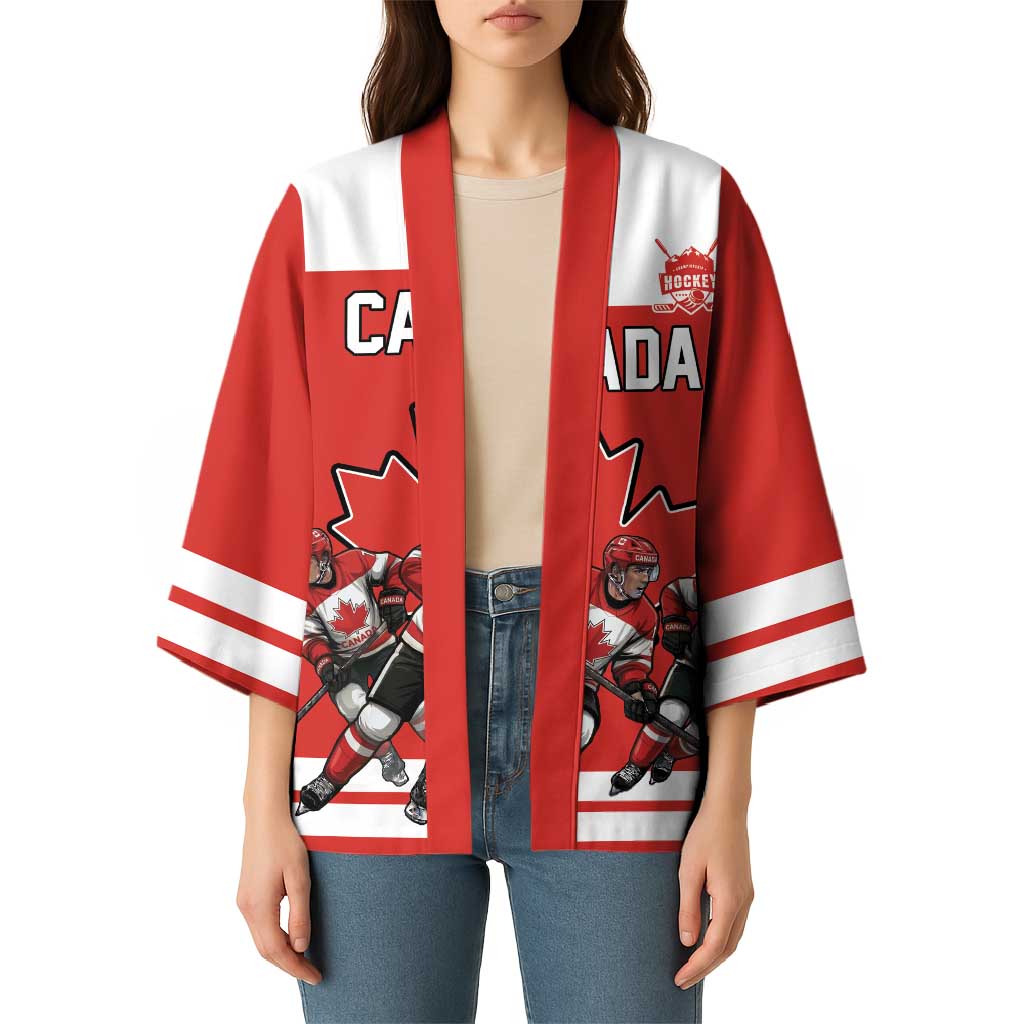 Canada Hockey Custom Kimono Maple Leaf Northern Pride