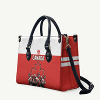Canada Hockey Leather Bag Maple Leaf Northern Pride
