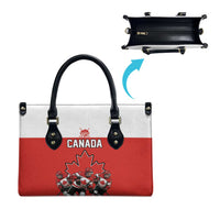 Canada Hockey Leather Bag Maple Leaf Northern Pride