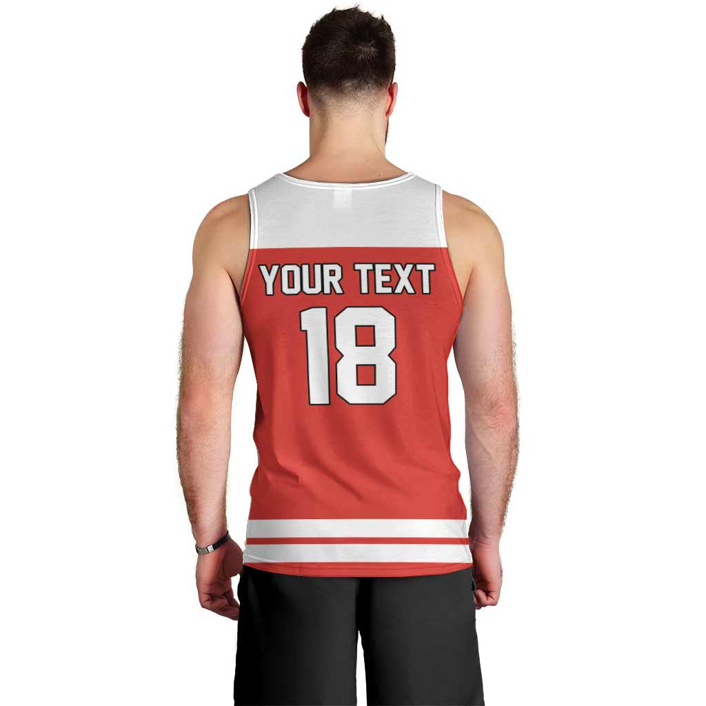 Canada Hockey Custom Men Tank Top Maple Leaf Northern Pride
