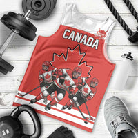 Canada Hockey Custom Men Tank Top Maple Leaf Northern Pride