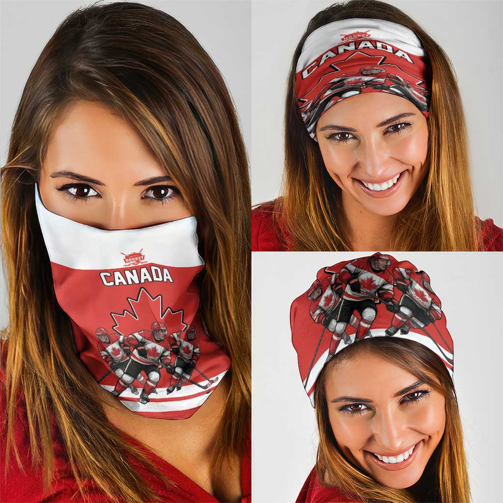 Canada Hockey Neck Gaiter Maple Leaf Northern Pride