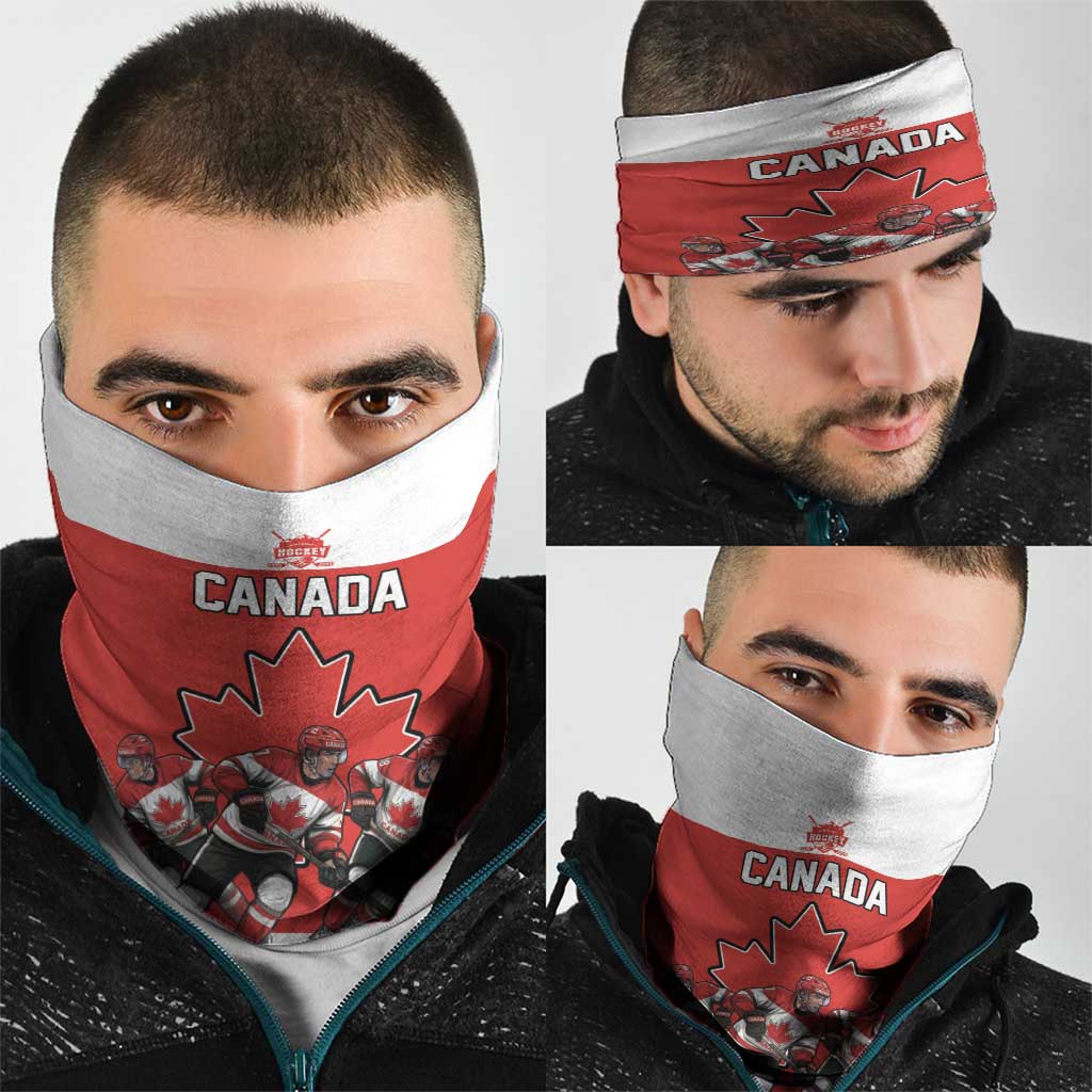 Canada Hockey Neck Gaiter Maple Leaf Northern Pride