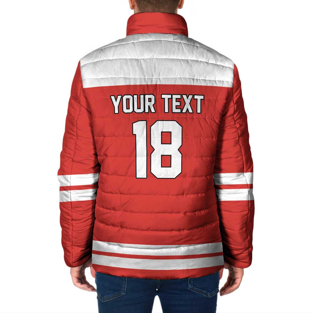 Canada Hockey Custom Padded Jacket Maple Leaf Northern Pride