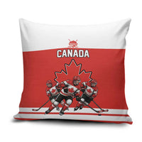 Canada Hockey Pillow Cover Maple Leaf Northern Pride