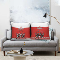 Canada Hockey Pillow Cover Maple Leaf Northern Pride