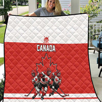 Canada Hockey Quilt Maple Leaf Northern Pride