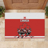 Canada Hockey Rubber Doormat Maple Leaf Northern Pride