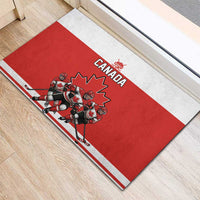 Canada Hockey Rubber Doormat Maple Leaf Northern Pride