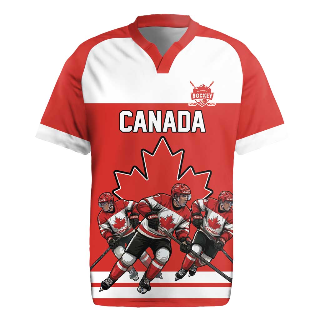 Canada Hockey Custom Rugby Jersey Maple Leaf Northern Pride