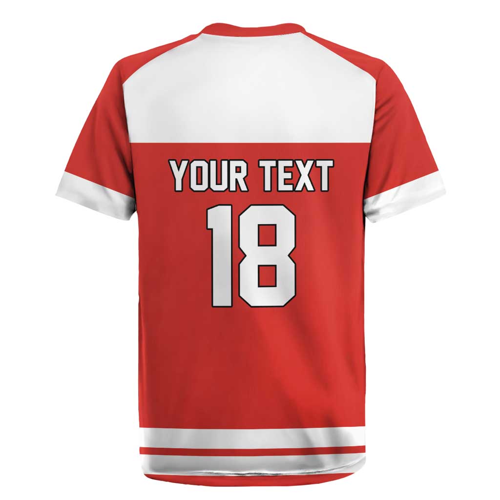 Canada Hockey Custom Rugby Jersey Maple Leaf Northern Pride