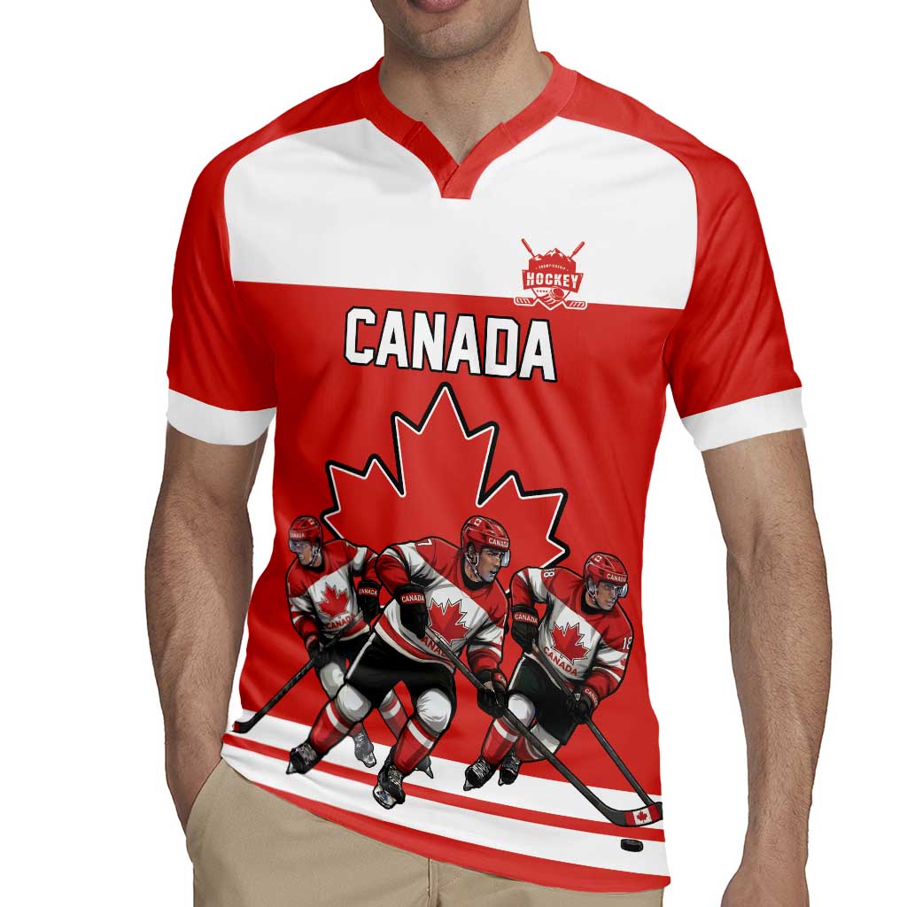 Canada Hockey Custom Rugby Jersey Maple Leaf Northern Pride