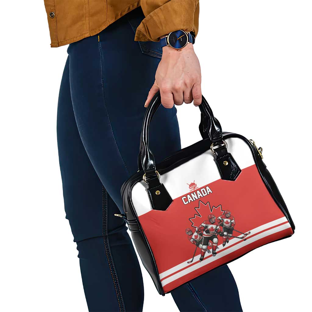 Canada Hockey Shoulder Handbag Maple Leaf Northern Pride