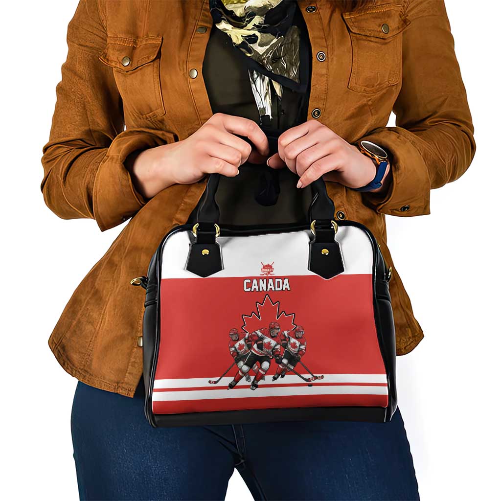 Canada Hockey Shoulder Handbag Maple Leaf Northern Pride