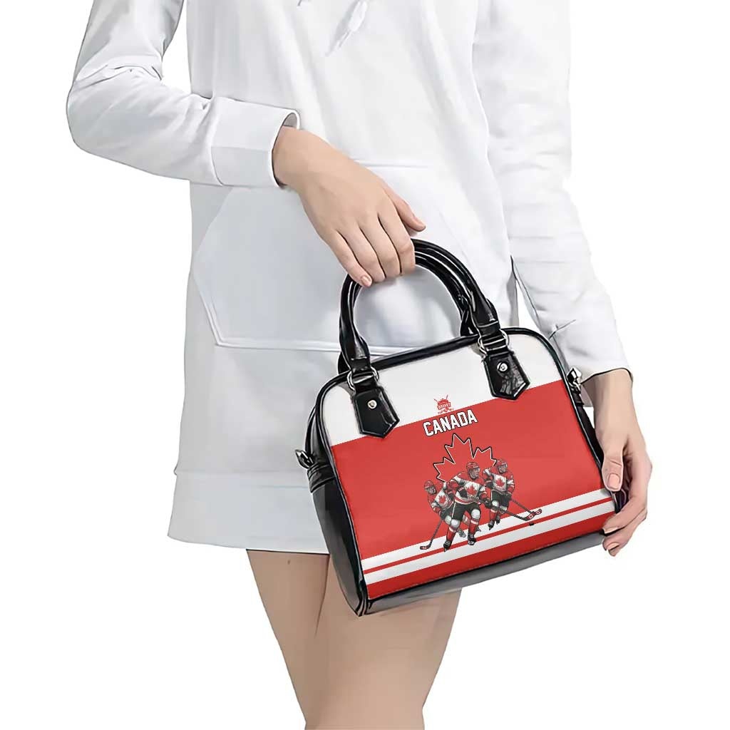 Canada Hockey Shoulder Handbag Maple Leaf Northern Pride