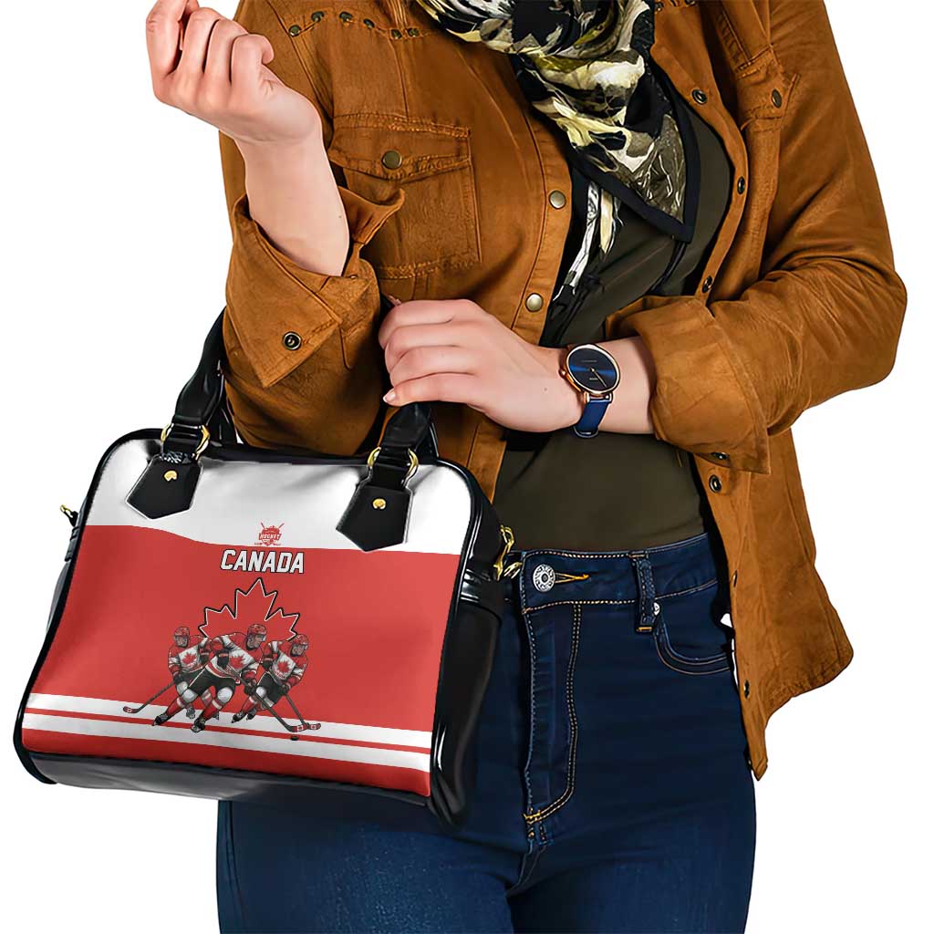 Canada Hockey Shoulder Handbag Maple Leaf Northern Pride