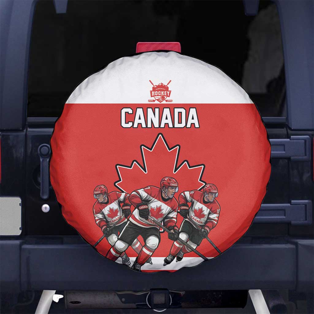Canada Hockey Spare Tire Cover Maple Leaf Northern Pride