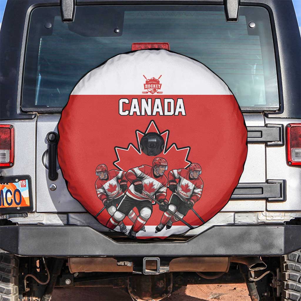 Canada Hockey Spare Tire Cover Maple Leaf Northern Pride