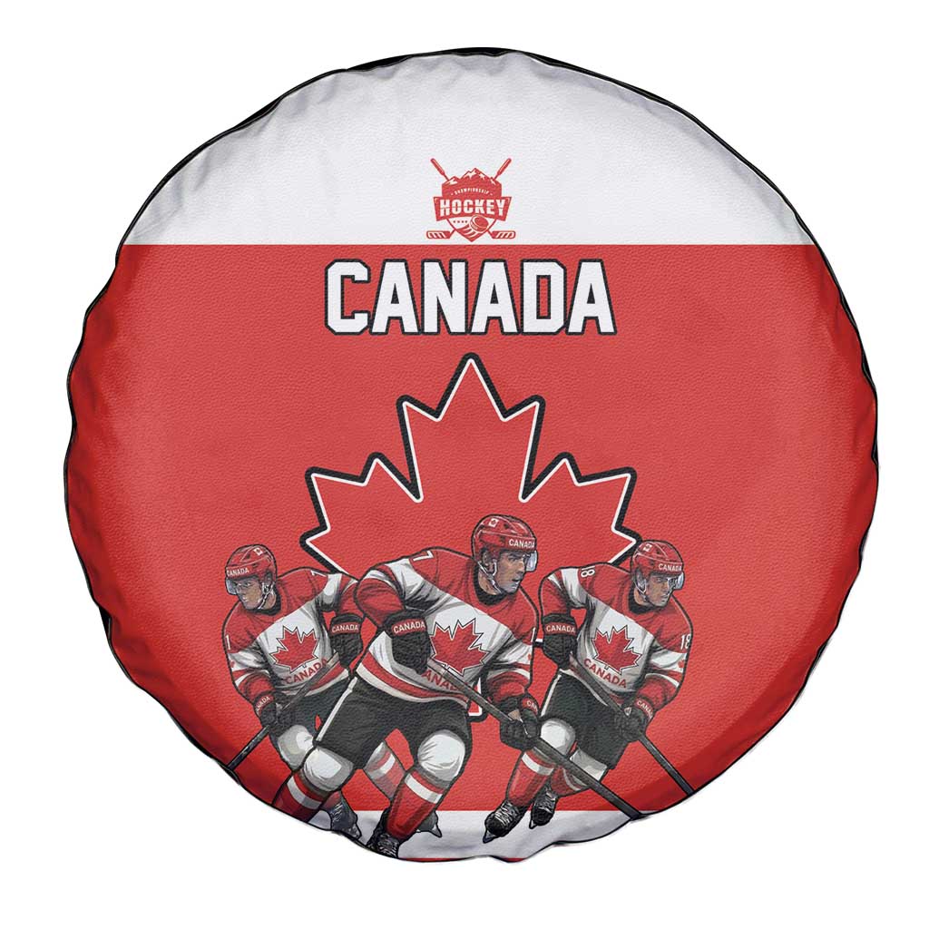 Canada Hockey Spare Tire Cover Maple Leaf Northern Pride