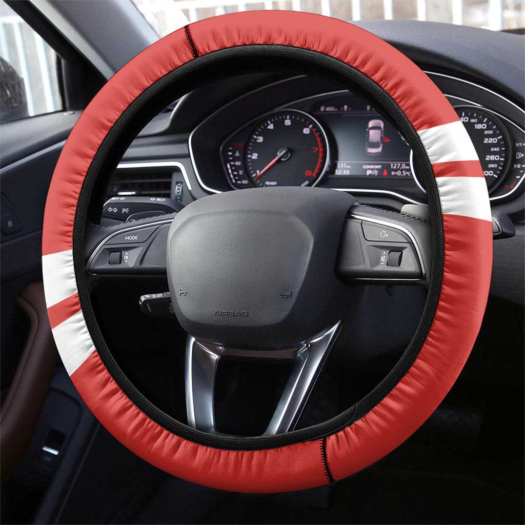Canada Hockey Steering Wheel Cover Maple Leaf Northern Pride